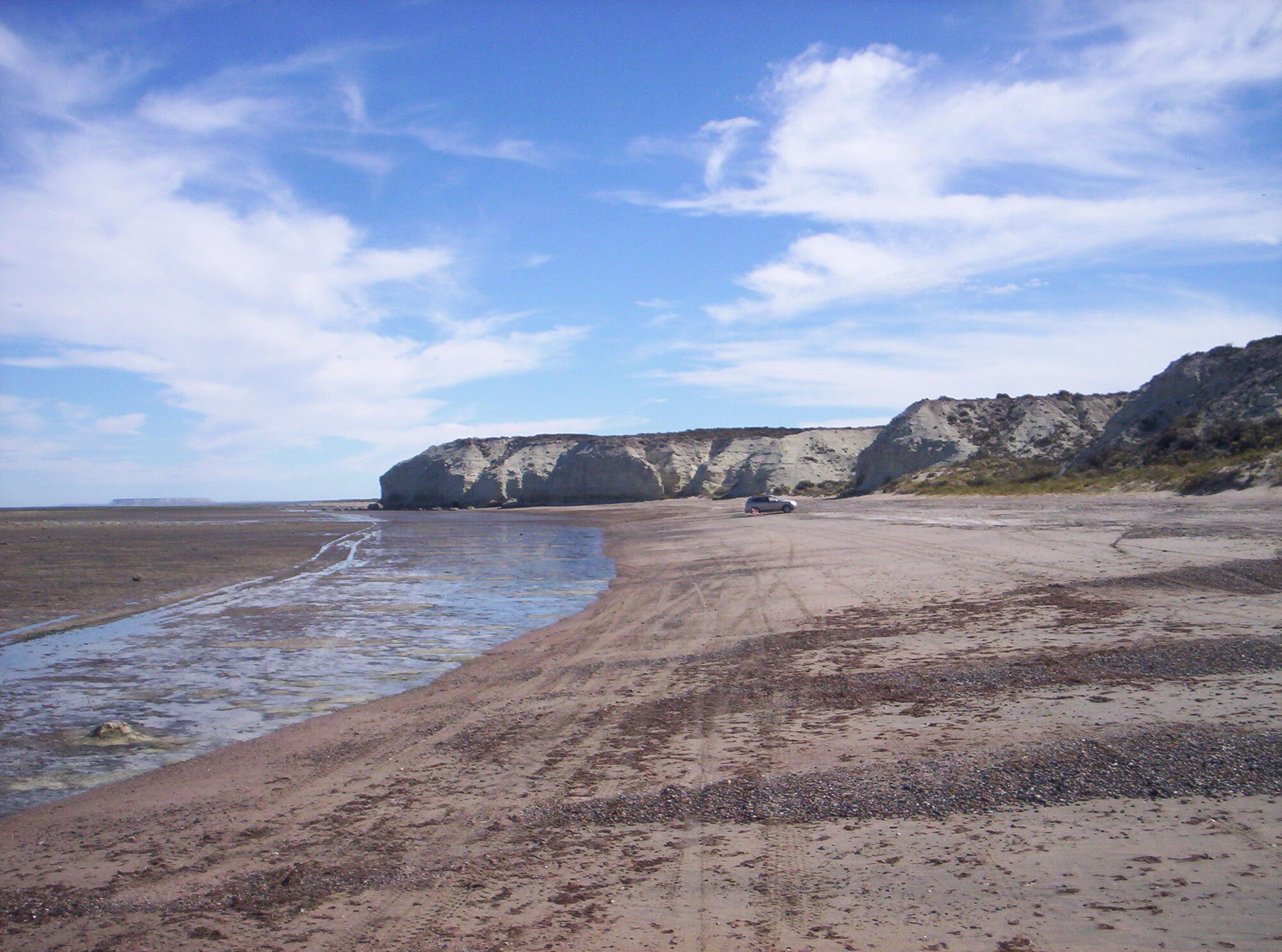 Long beaches and cliffs